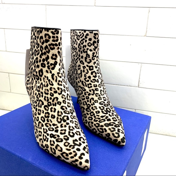 NIB Stuart Weitzman cheetah print calf hair boots - Picture 5 of 15